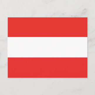 Austria Plain Flag Postcard
