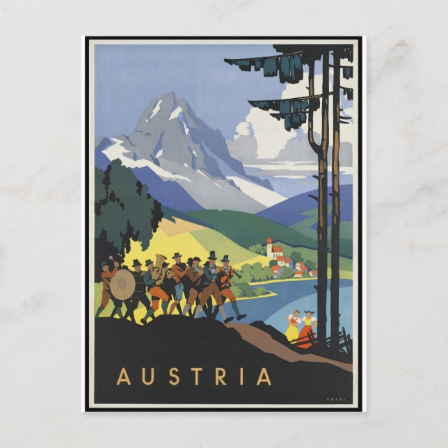 Austria Postcard (Front)