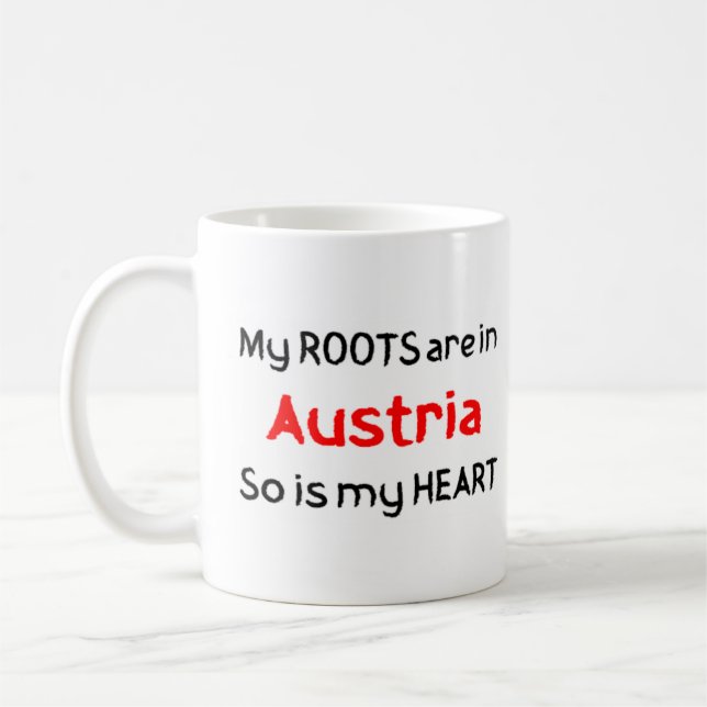austria roots coffee mug (Left)