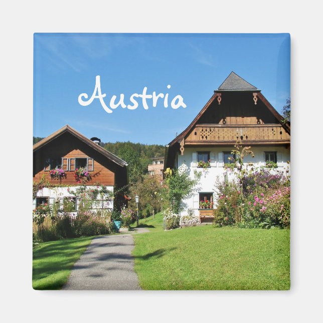 Austria, Salzkammergut - Souvenir Magnet (Front)