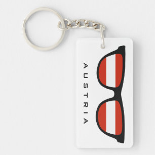 Austria Shades custom text & colour key chain