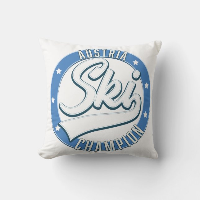 Austria Ski Champion logo Two-Tone Coffee Mug Cushion (Front)