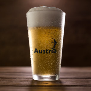 Austria soccer  glass