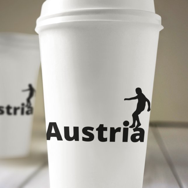 Austria soccer  paper cups (Creator Uploaded)