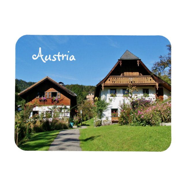 Austria - Souvenir Magnet (Horizontal)