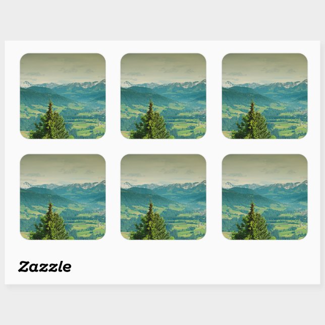 Austria Square Sticker (Sheet)