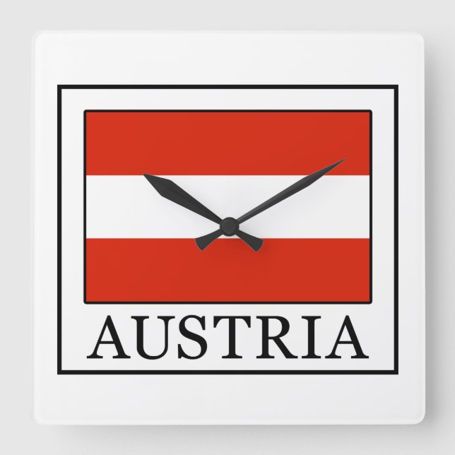 Austria Square Wall Clock (Front)