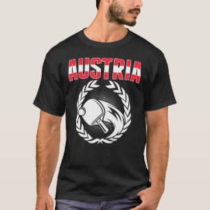 Austria Table Tennis Austrian Ping Pong Suppor T-Shirt