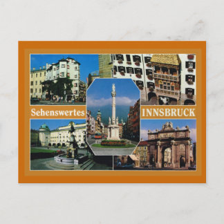 Austria,  Tirol, Innsbruck, Multiview Postcard