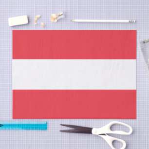 Austria tissue paper, Austrian Flag tissue paper