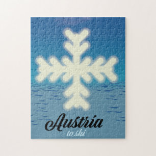 Austria to ski jigsaw puzzle