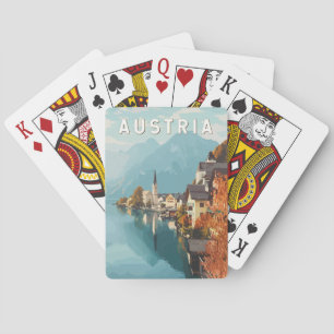 Austria Travel Art Vintage Playing Cards