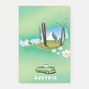 Austria Travel poster Post-it Notes