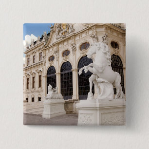 Austria, Vienna, Belvedere Palaces, Upper 15 Cm Square Badge