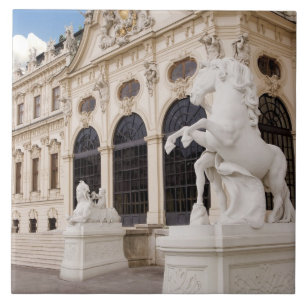 Austria, Vienna, Belvedere Palaces, Upper Ceramic Tile