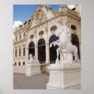 Austria, Vienna, Belvedere Palaces, Upper Poster
