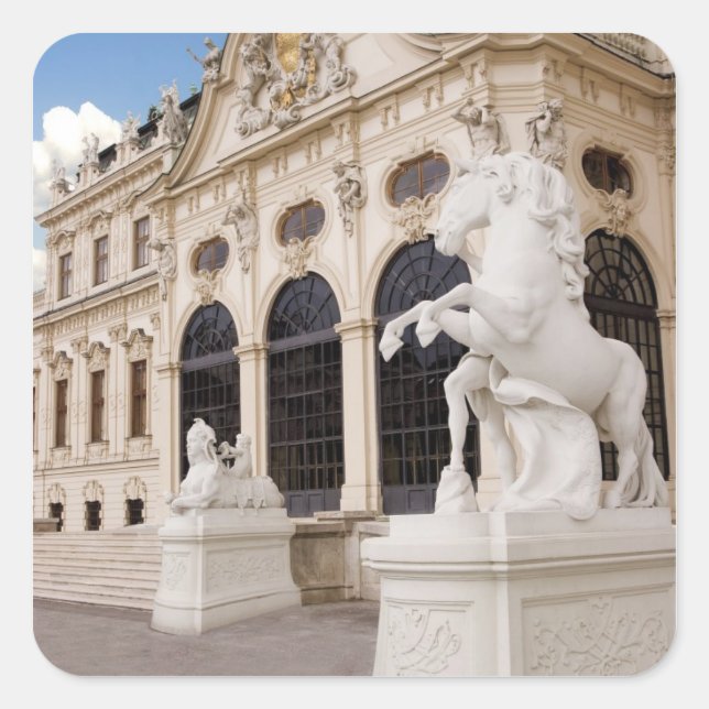 Austria, Vienna, Belvedere Palaces, Upper Square Sticker (Front)