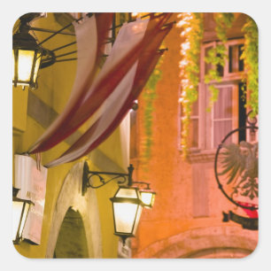 AUSTRIA, Vienna: Fleischmarkt: Griechengasse Square Sticker