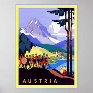 Austria ~Vintage Travel Poster