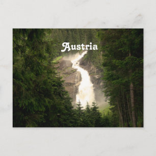 Austria Waterfall Postcard