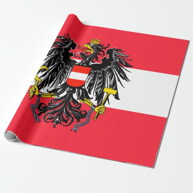 Austria Wrapping Paper (Unrolled)