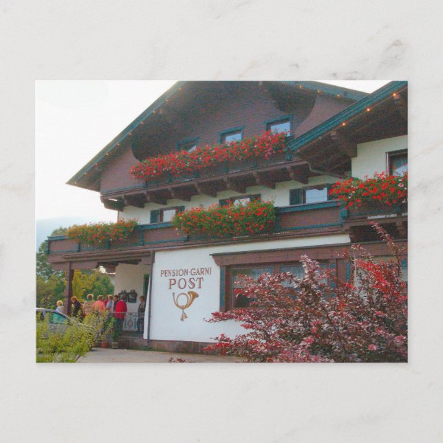 Austria,  Zillertal  Village post office Postcard (Front)
