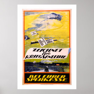 Austrian 8th War Loan (white) Poster