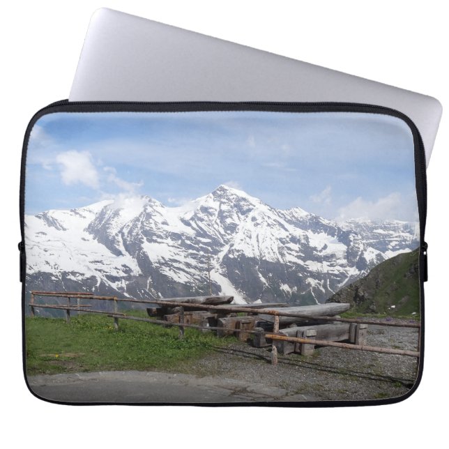 Austrian Alps custom laptop sleeves (Front)