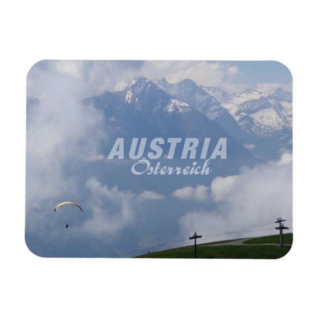 Austrian Alps custom magnet (Horizontal)