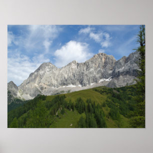 Austrian Alps In Summer Poster