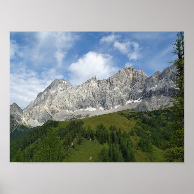 Austrian Alps In Summer Poster (Front)