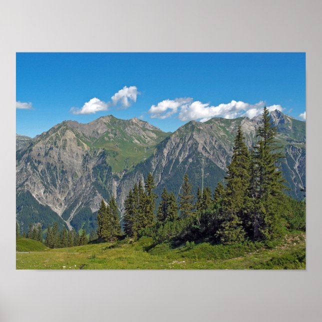 Austrian Alps In Summer Poster (Front)
