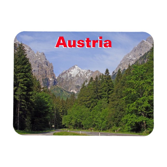Austrian Alps Magnet (Horizontal)