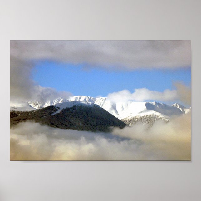 Austrian Alps Mountain Landscape Tirol Austria Poster (Front)