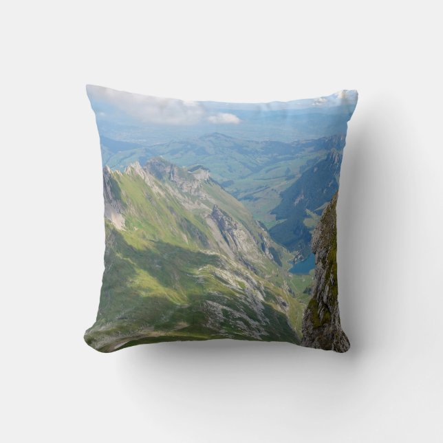 Austrian Alps mountain range Cushion (Front)