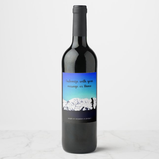 Austrian Alps Wine Label (Front)