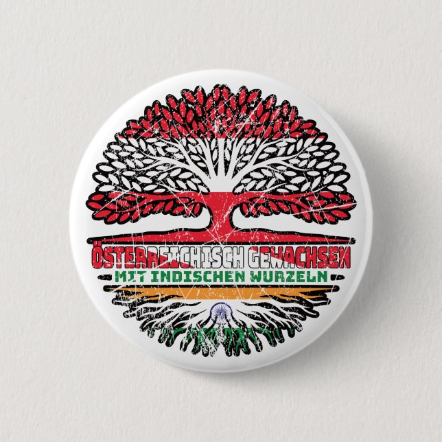 Austrian Baum in Indian 6 Cm Round Badge (Front)