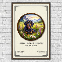 Austrian Black and Tan Hound Zoology Series
