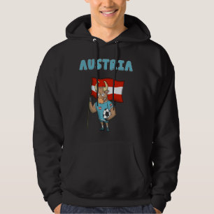 Austrian Bull Austrian Fans Hoodie