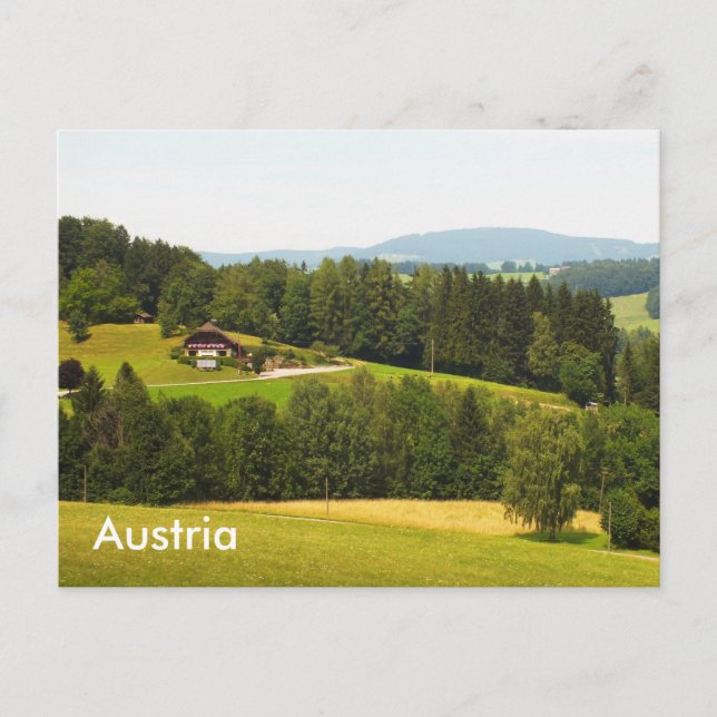 Austrian countryside postcard (Front)