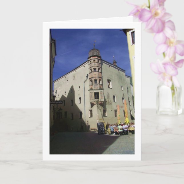 Austrian Courtyard Portrait Card (Orchid)