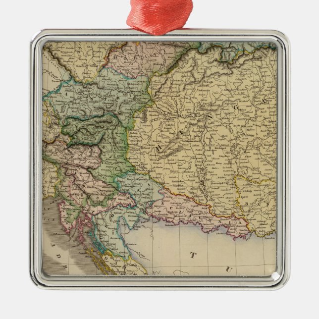 Austrian dominions metal tree decoration (Front)