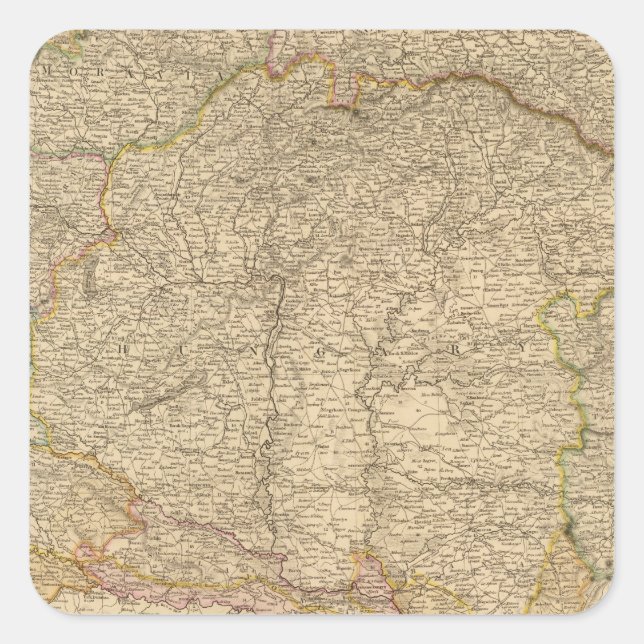 Austrian Empire 5 Square Sticker (Front)