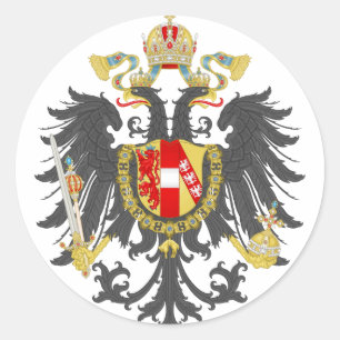 Austrian Empire Classic Round Sticker