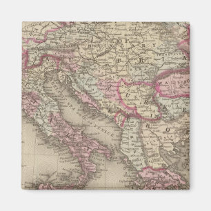 Austrian Empire, Italy, Turkey in Europe, Greece 2 Magnet