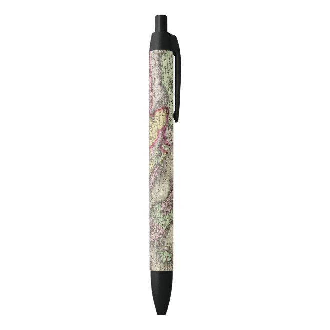 Austrian Empire, Italy, Turkey in Europe, Greece Black Ink Pen (Bottom (Vertical))