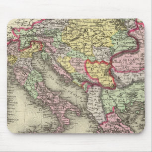 Austrian Empire, Italy, Turkey in Europe, Greece Mouse Pad