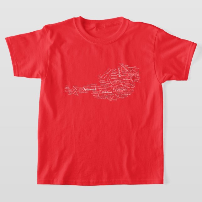 Austrian fireman T-Shirt (Laydown)