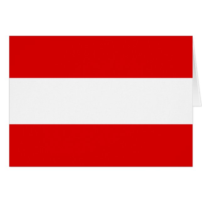 Austrian Flag (Front Horizontal)