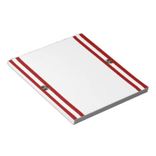 Austrian flag and coat of arms notepad